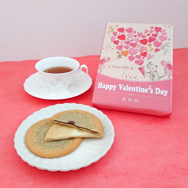 【バレンタイン限定】丸十生サブレ　チョコ味/ホワイトチョコ味（6枚入）