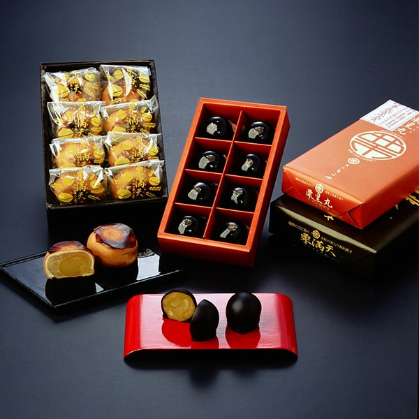 栗満天・栗黒丸セット / 霧や櫻や 薩摩菓子処とらや 公式菓子通販ショップ